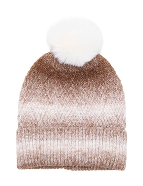 Set bufanda gorro Weekend liso con pompón de mujer