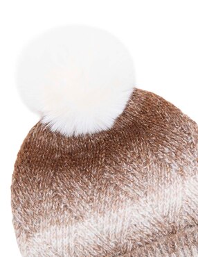 Set bufanda gorro Weekend liso con pompón de mujer