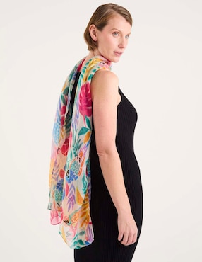 Pashmina Weekend con estampado floral para mujer