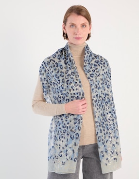 Pashmina Weekend con estampado animal print para mujer