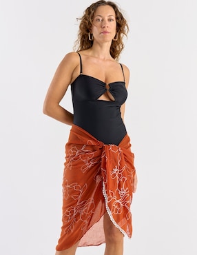Pareo Weekend con estampado floral