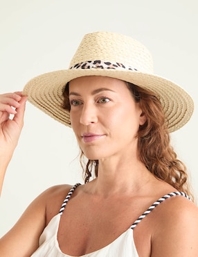 Sombrero Weekend estampado tejido
