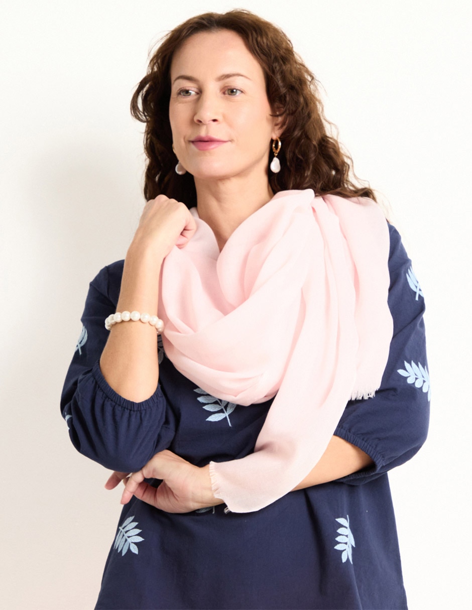 PASHMINA WEEKEND 251050040, ROSA CLARO