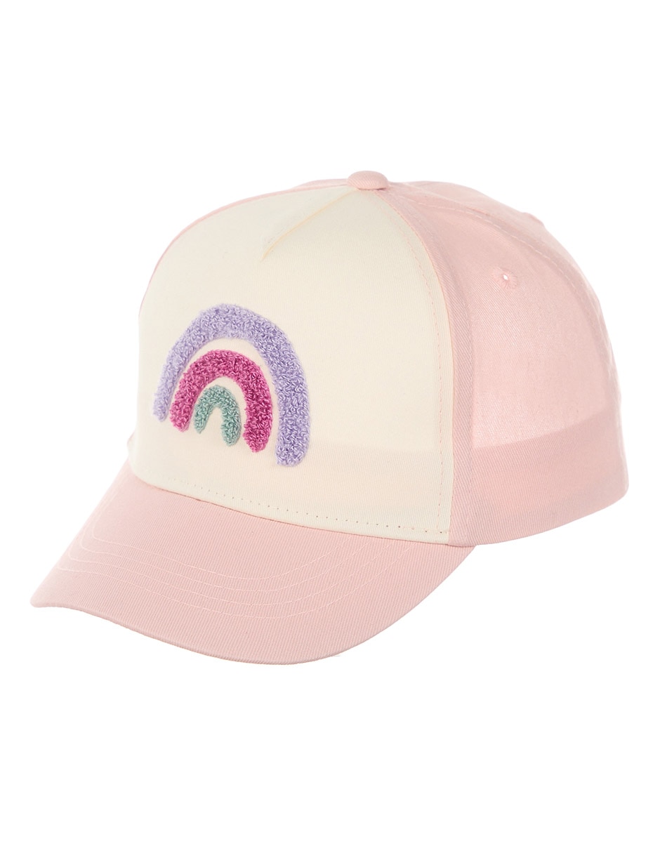 Gorra visera curva velcro casual para niña 3