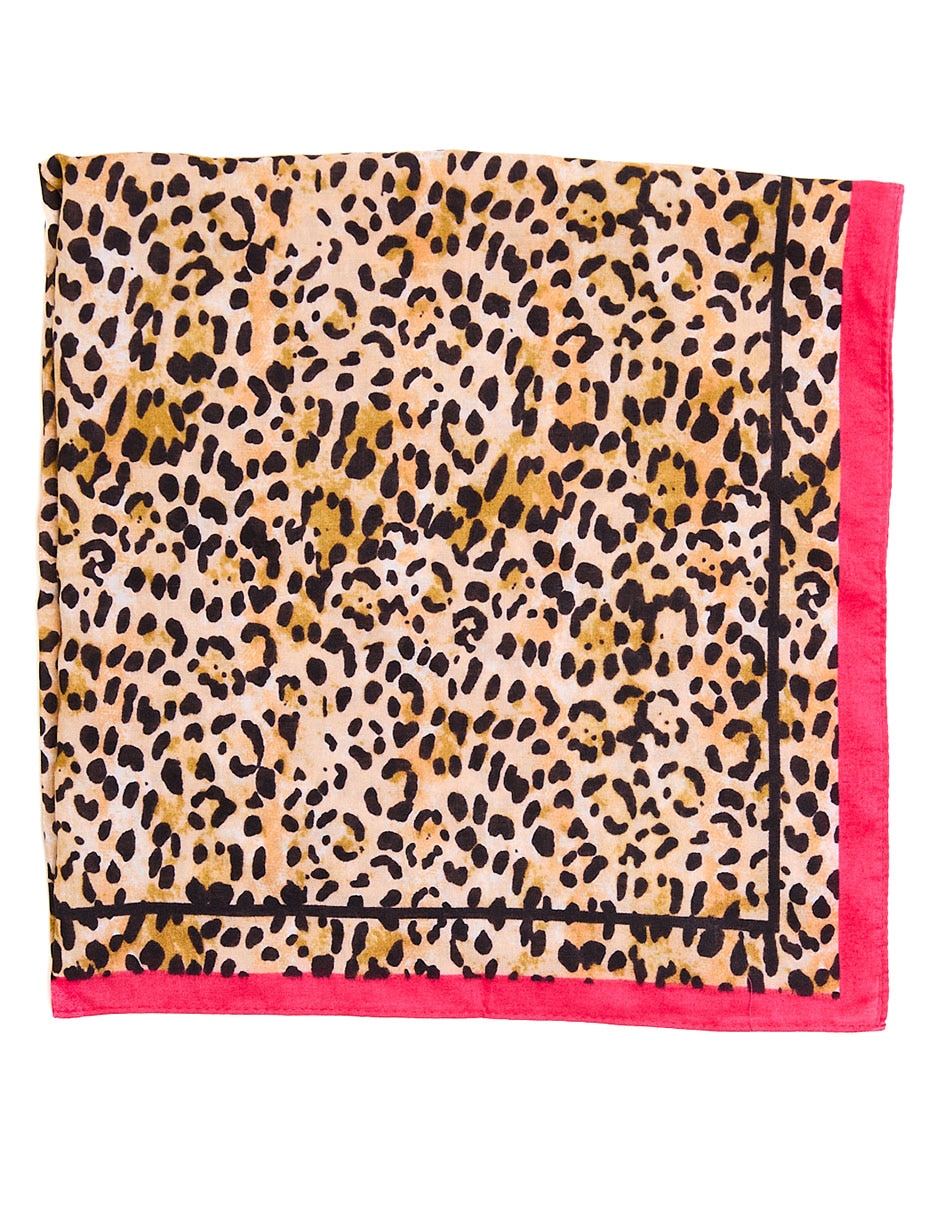 Pashmina con estampado animal print 2