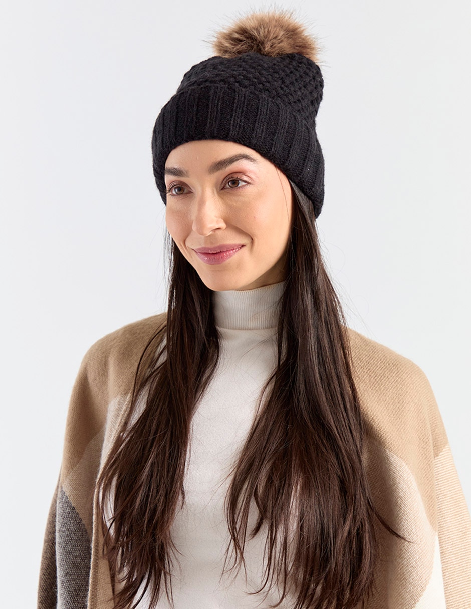GORRO WEEKEND WKAM252, UNITALLA, NEGRO
