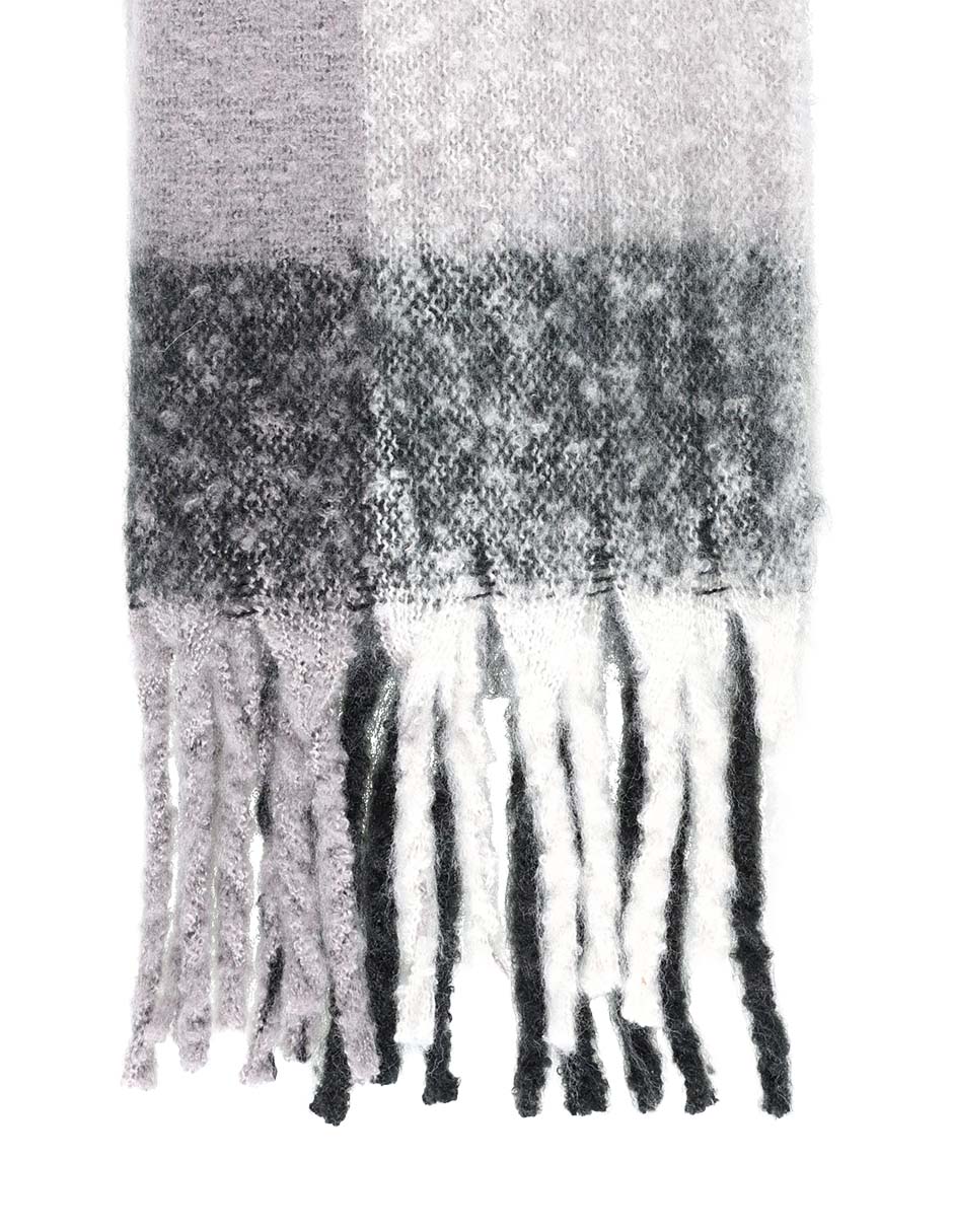 Set bufanda - gorro con flecos de mujer 4