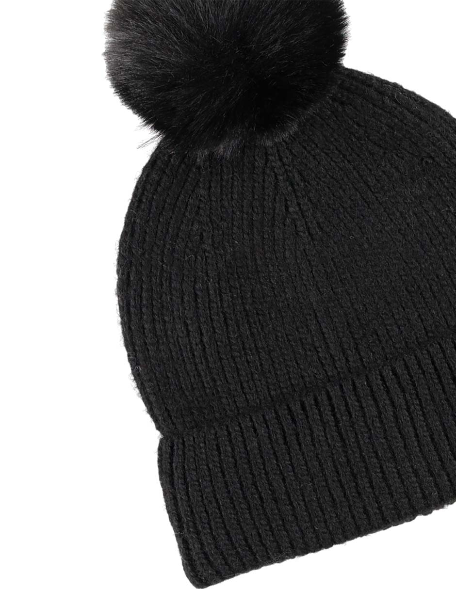 Set bufanda - gorro con flecos de mujer 7