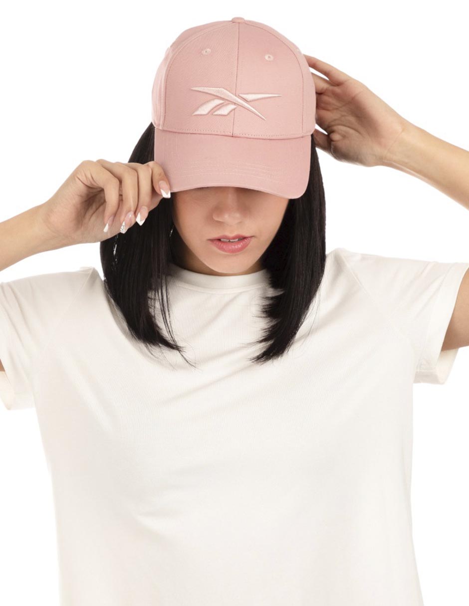 Gorra visera curva correa ajustable casual para mujer 5