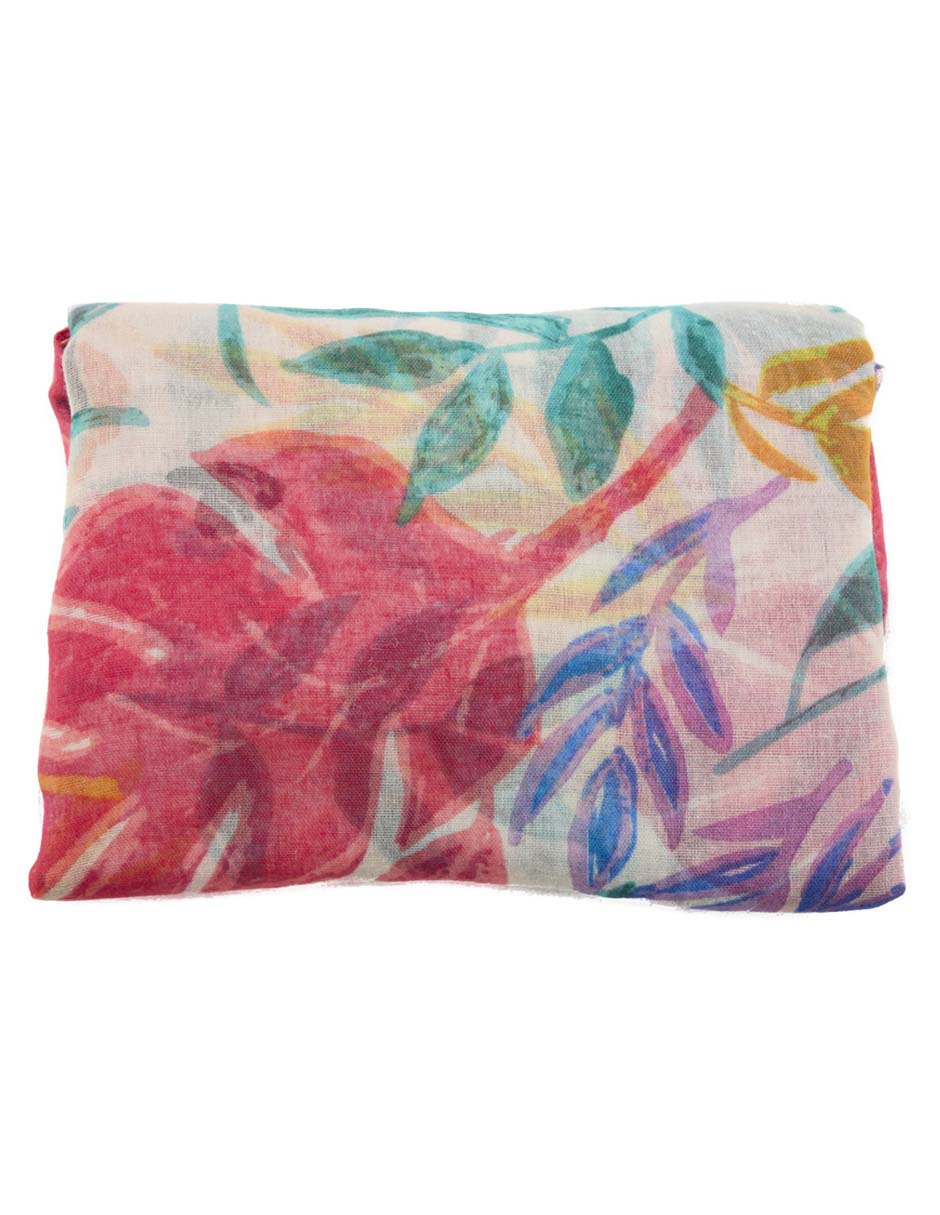Pashmina con estampado floral para mujer 3