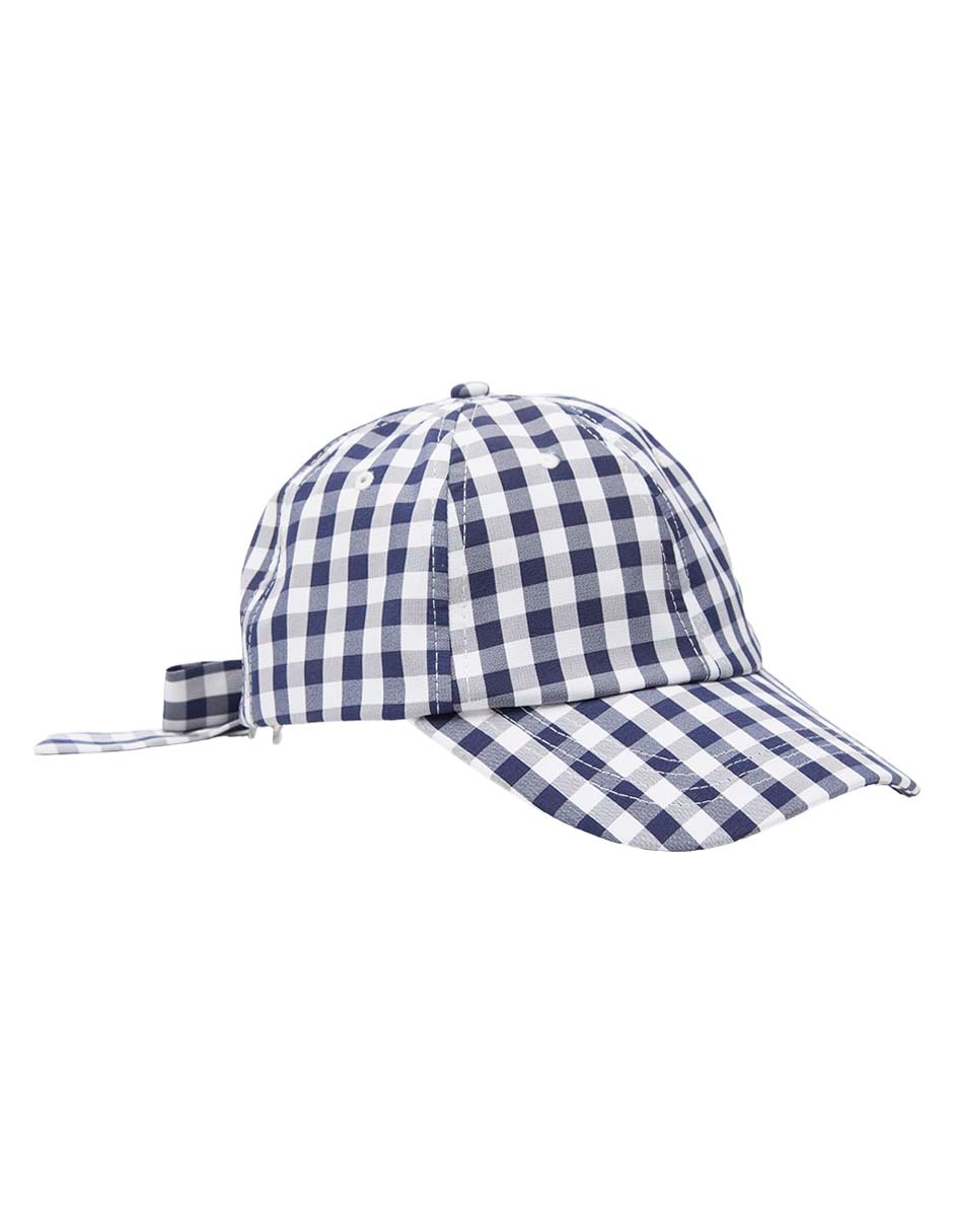Gorra visera curva correa ajustable casual para mujer