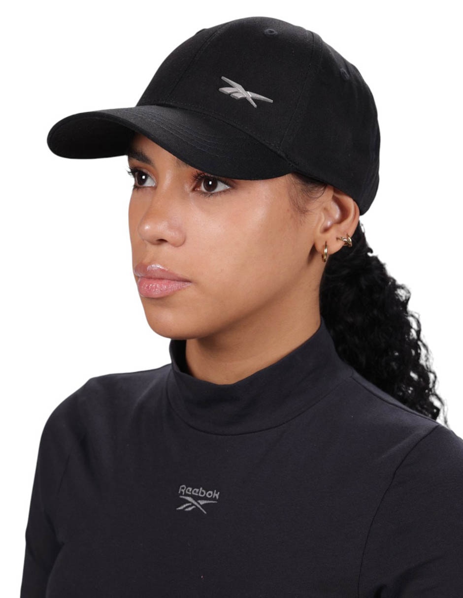 Gorra visera curva correa ajustable para mujer 4