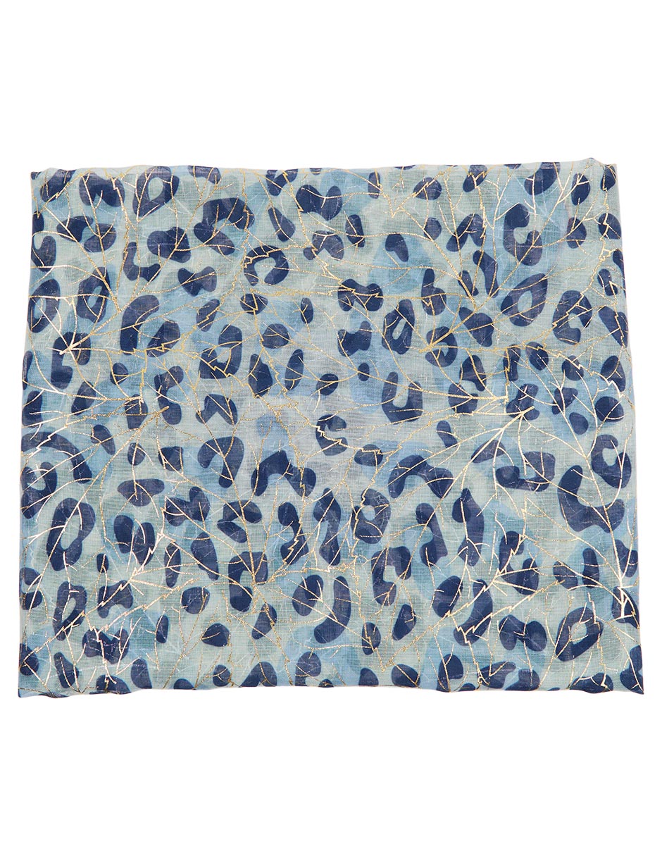 Pashmina con estampado animal print para mujer 3