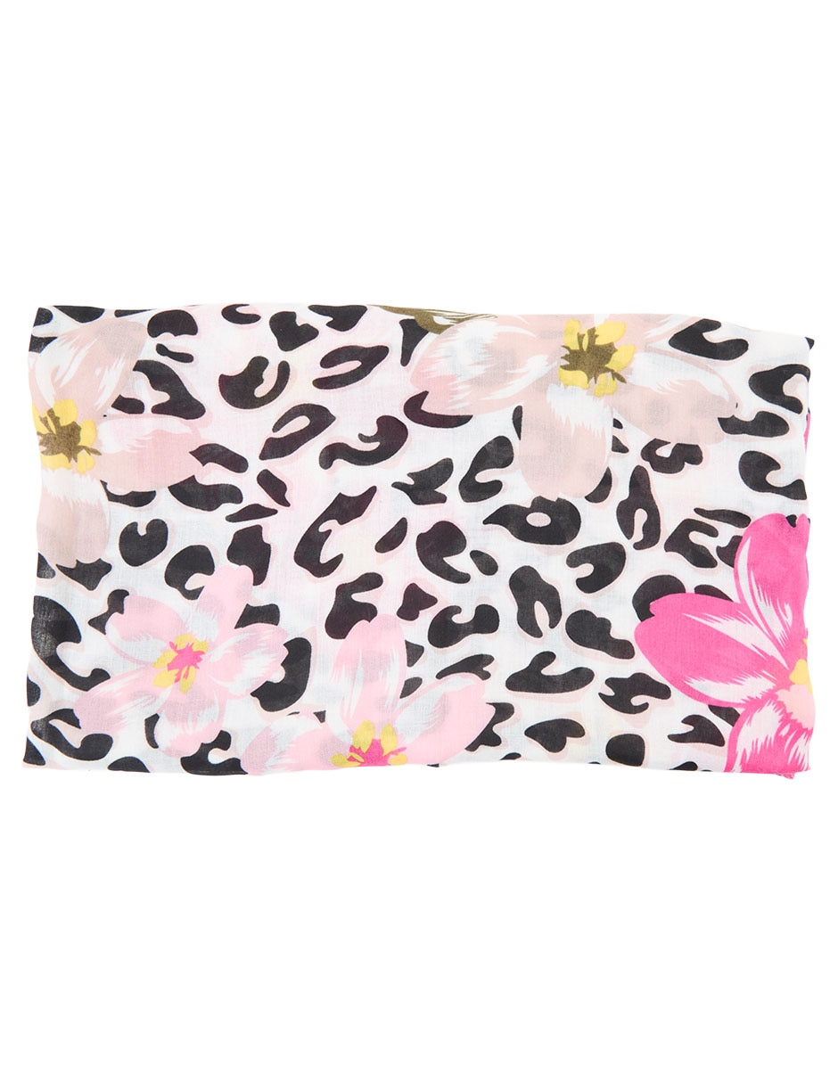 Pashmina con estampado floral para mujer 2