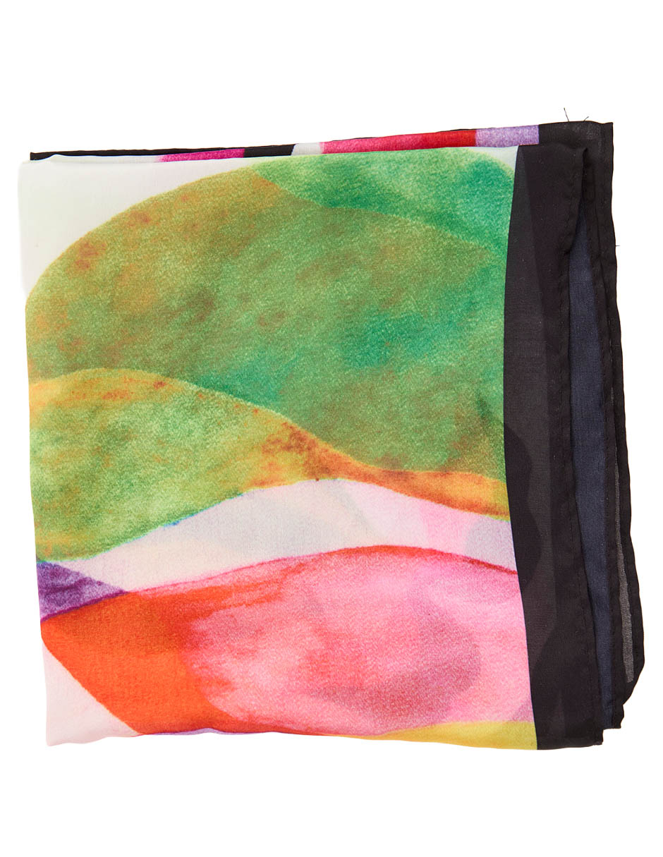 Pashmina con estampado gráfico para mujer 2
