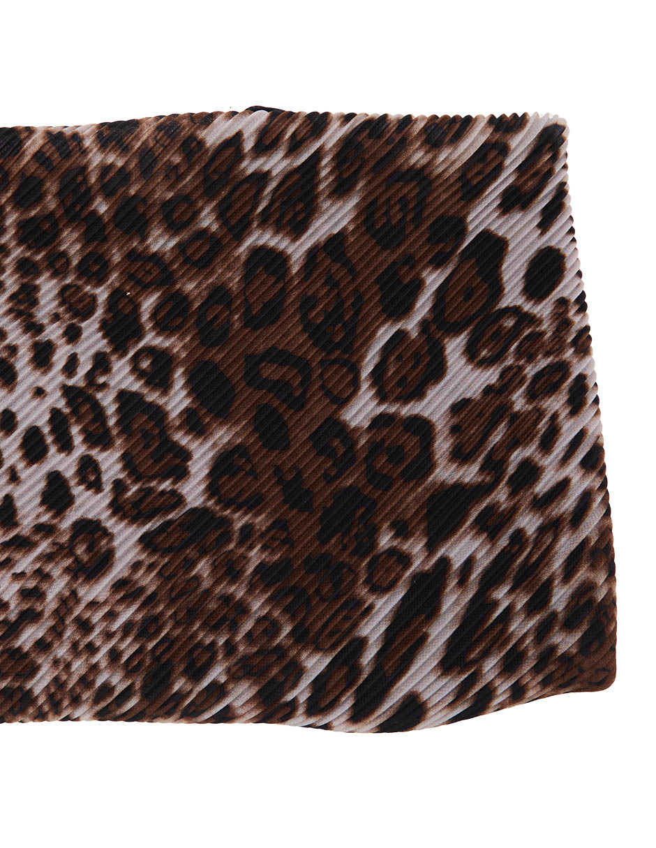 Mascada con estampado animal print para mujer 3