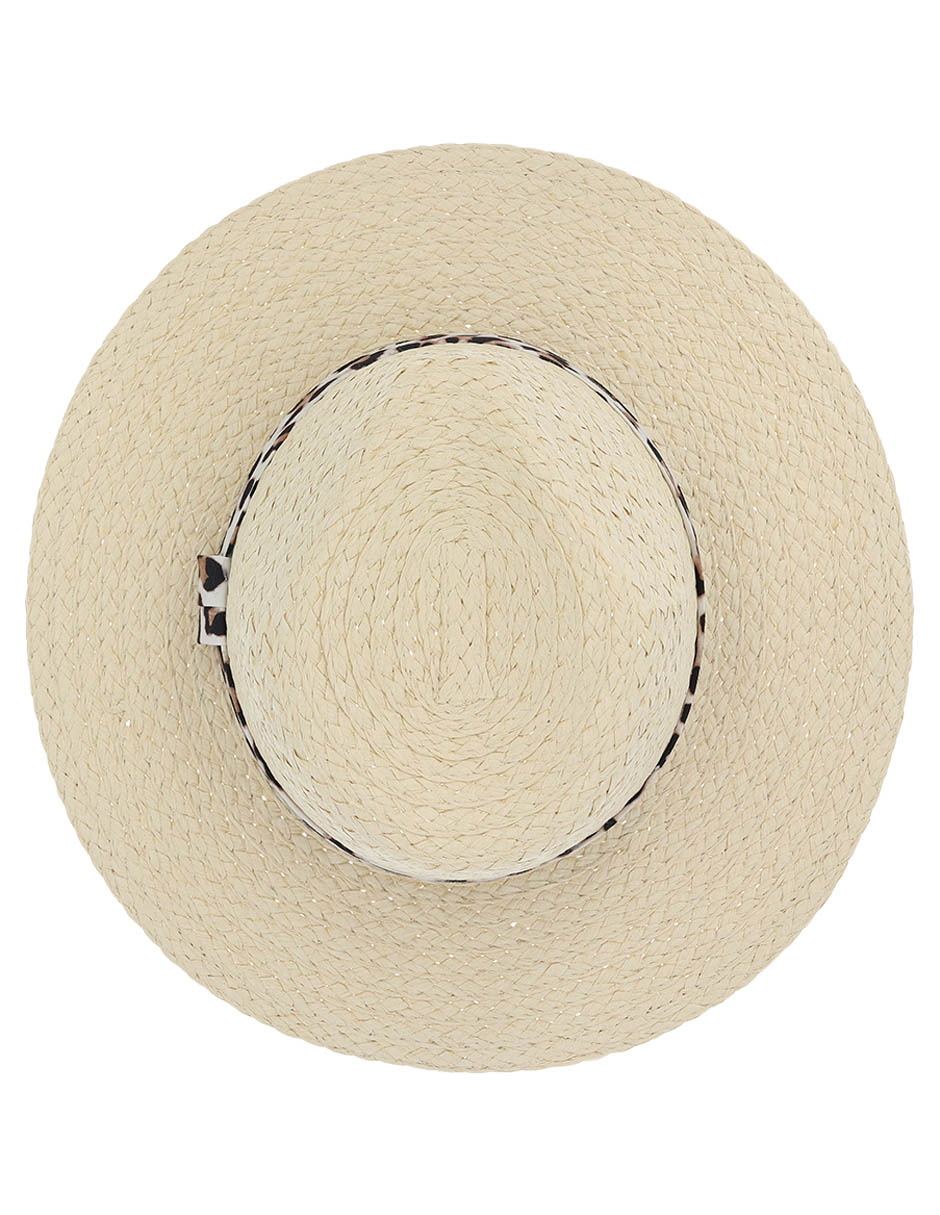 Sombrero estampado tejido